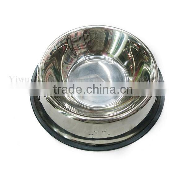 Full Stainless Steel Dog Food Bowl