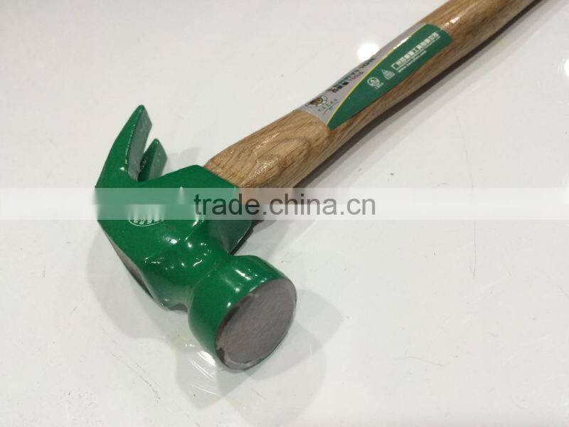 Berrylion 0.25-0.5kg Claw Hammer Forged Finished Claw Hammer with Wooden Handle