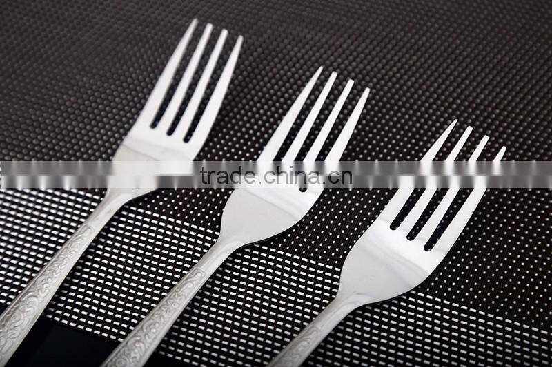 Exquisite Stainless Steel spoon and fork set with stainless steel tableware set