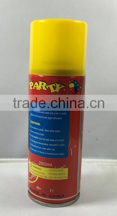 2016 colorful party crazy string spary for Christmas and wedding