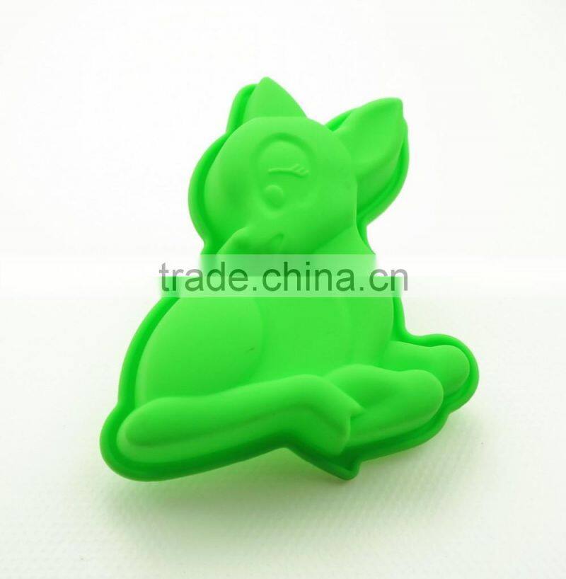 11188 FDA/LFGB Deer Shape Silicone Cake Mold