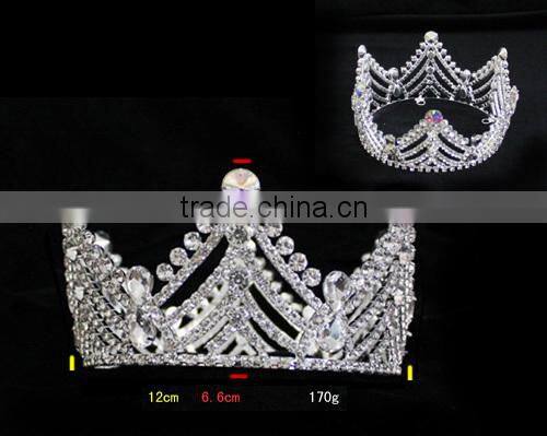 2015 Miss America Pageant princess rhinestone tiaras in bulk H172-170