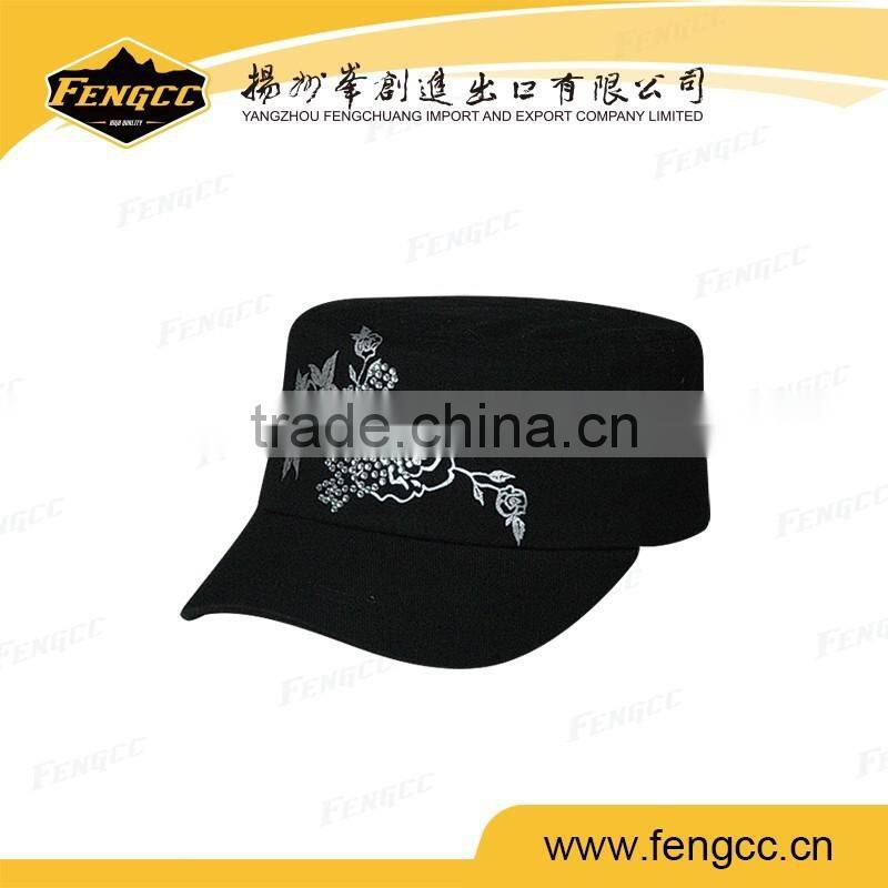 High Quality Checked Fabric Army cap/Military Cap/Army Winter Hat