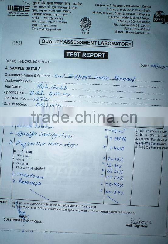 Bulk supplier Rose oil