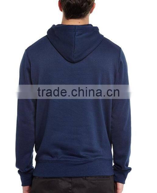 wholesasle new design preshrunk plain mens 100% Cotton hoodie