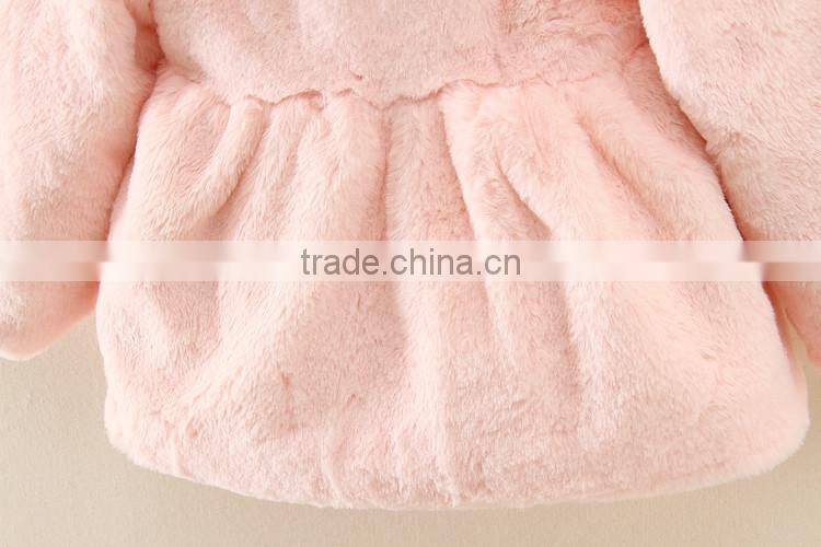 kids girls solid color high fashion faux fur coats,fashion fancy fur hood girls winter coats