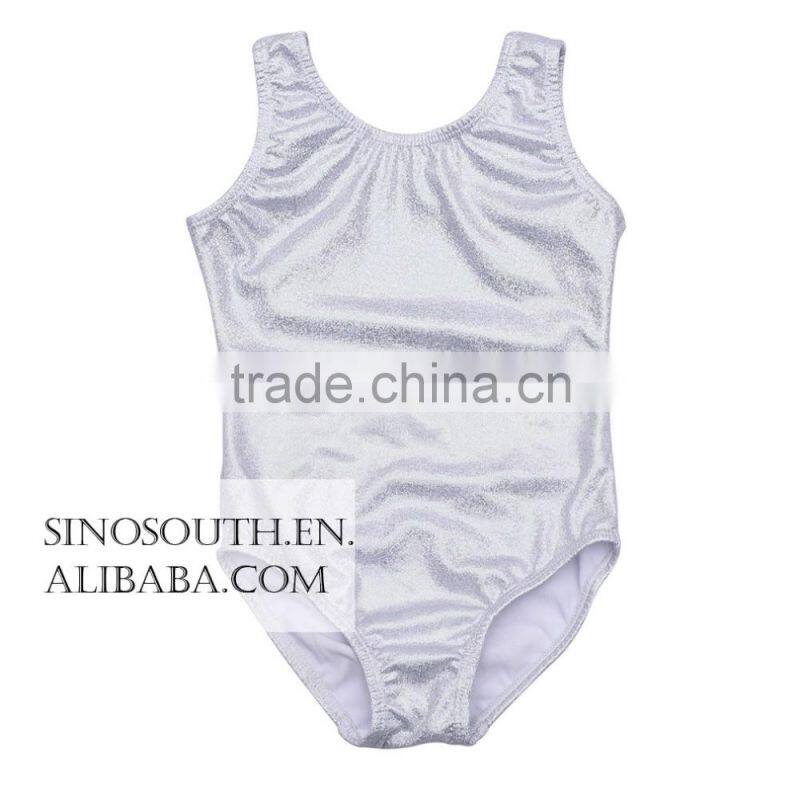 2017 New arrival thong gymnastics leotard fabric Shiny Leotards for girls