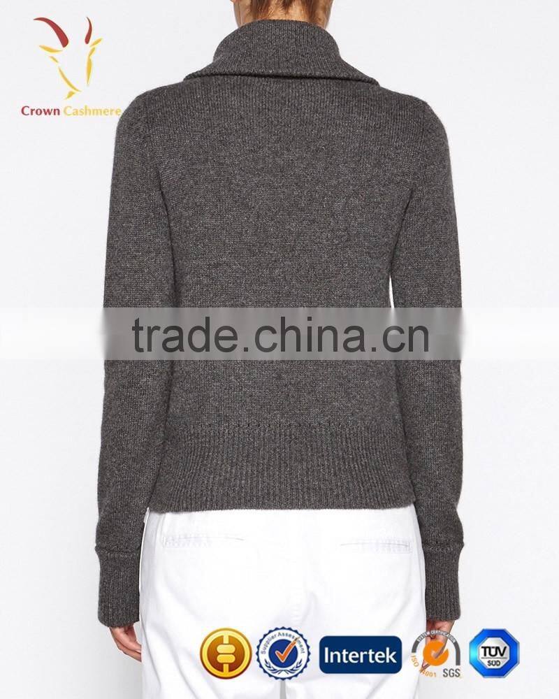 Womens Thicken Warm Cashmere Knitted Coat Winter