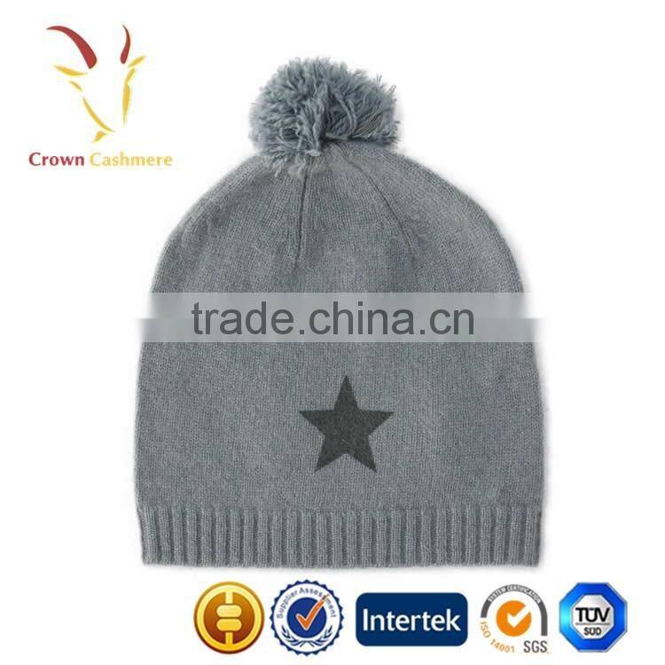 Autumn Cashmere Baby Winter Hat with Pom Pom