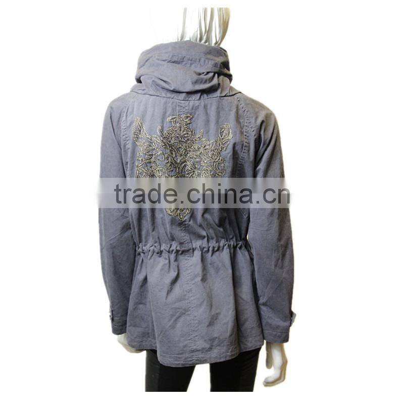 2015 High fashion women cotton casual coat winter parka coats