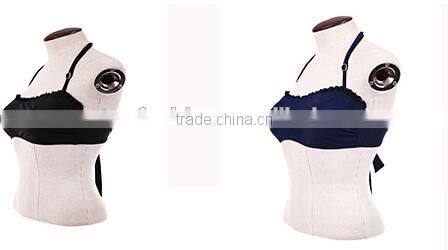 Hot sale summer chevron swim Ruffle Bandeau Top