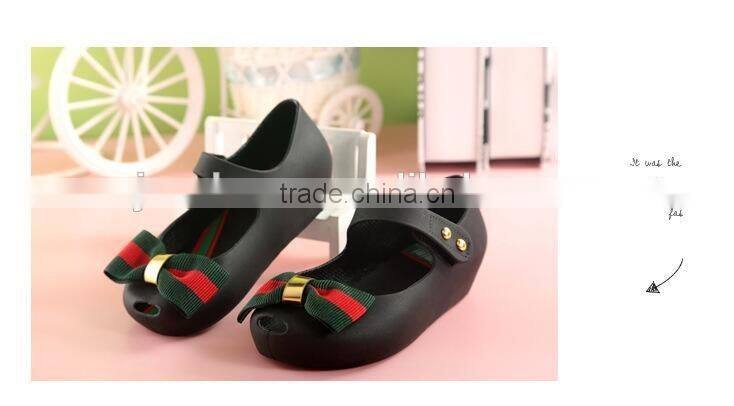 ribbon knot new style mini melissa shoes