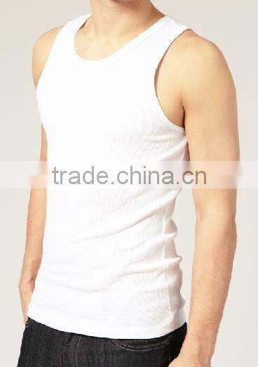 2012 top quality men's cotton/spandex tank tops