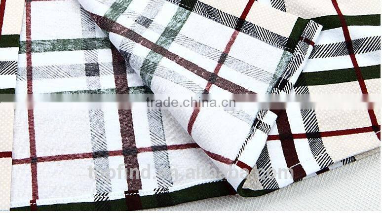 Hot sale 2016 Latest mercerized cotton plaid business men's shirts