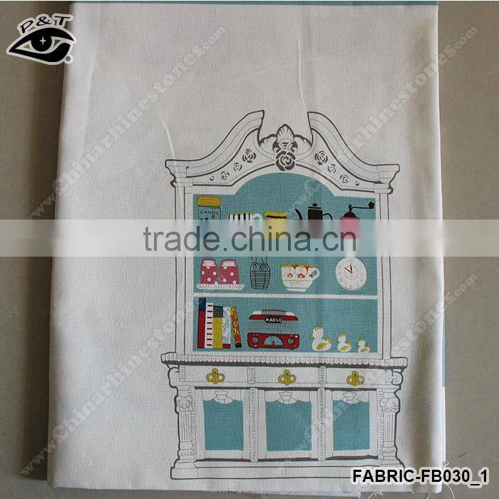 1.50m Fresh Style Flower Furniture Food Pattern Canvas Fabric Linen/Cotton Fabric Zakka Patchwork Fabric