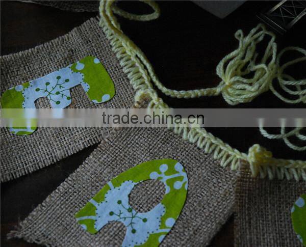 Easter Burlap Garland & Bunting For Home Decoration
