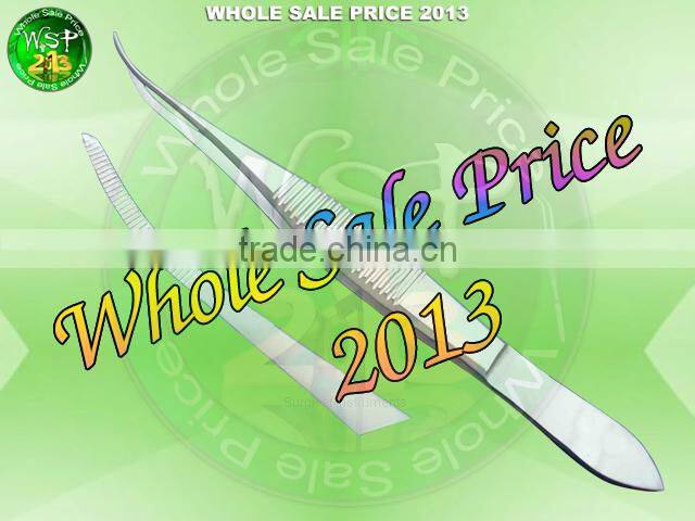 IRIS FORCEPS CURVED EYE SURGICAL INSTRUMENTS