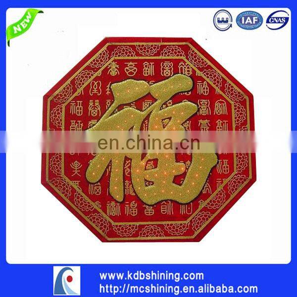 china craft wall art decoration with led light