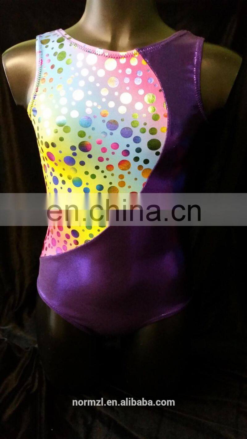 2016 new design children gymnastics leotards apparel speed skating suit wholesale