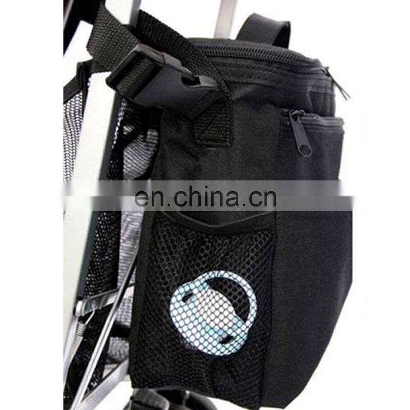 Black Baby Strollers Organizer Thermal Bag Baby Carriage Prams Cooler Baby Bag