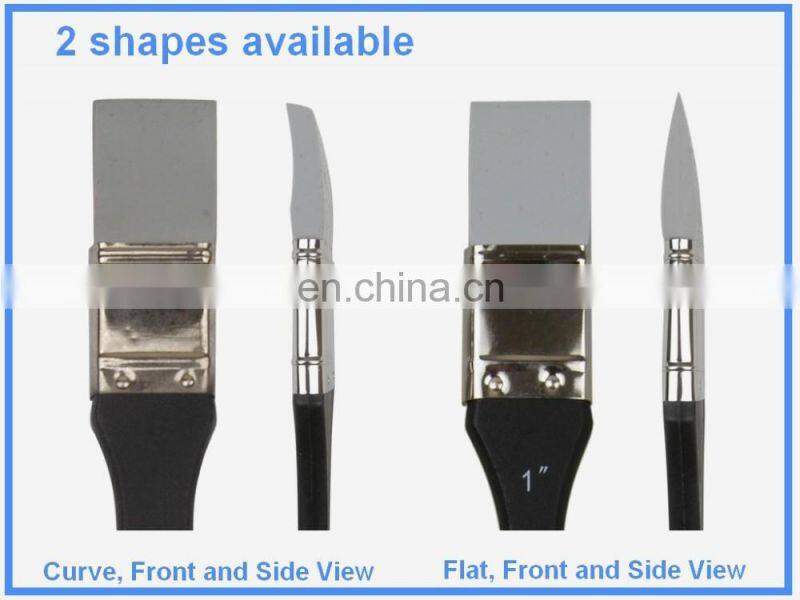 Grey Silicon Flat End 1" Wide Colour Shaper Painting Tool