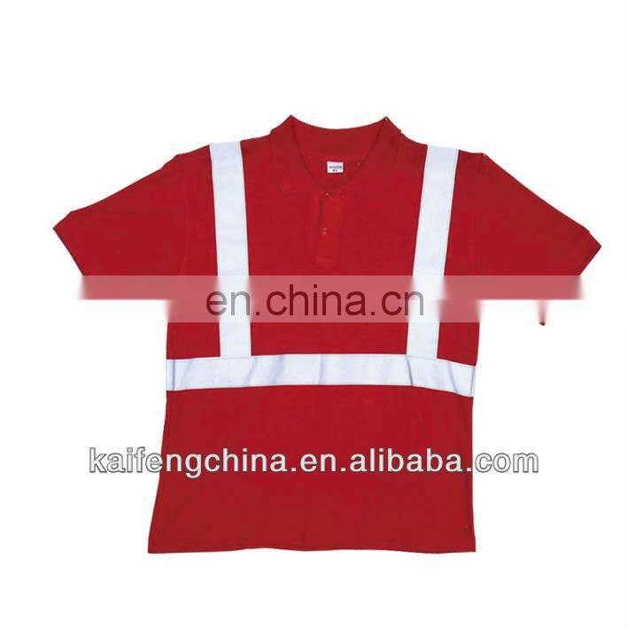Cheap reflective short sleeves t-shirt for road safety