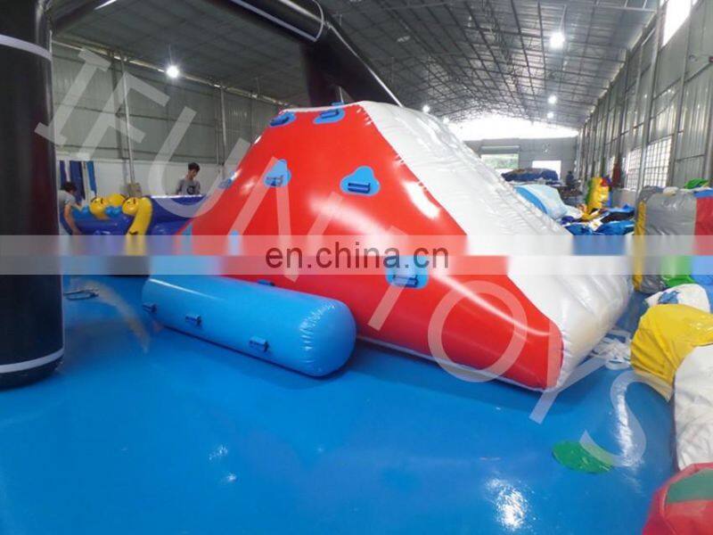 Factory Floating Giant Inflatable Iceberg For Water Climbing Games
