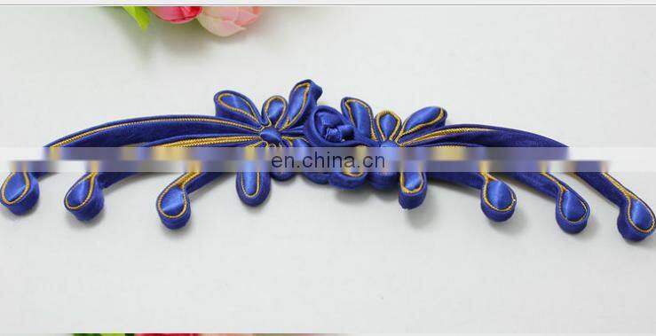 2016 custom high quality different color Chinese knot cheongsam button