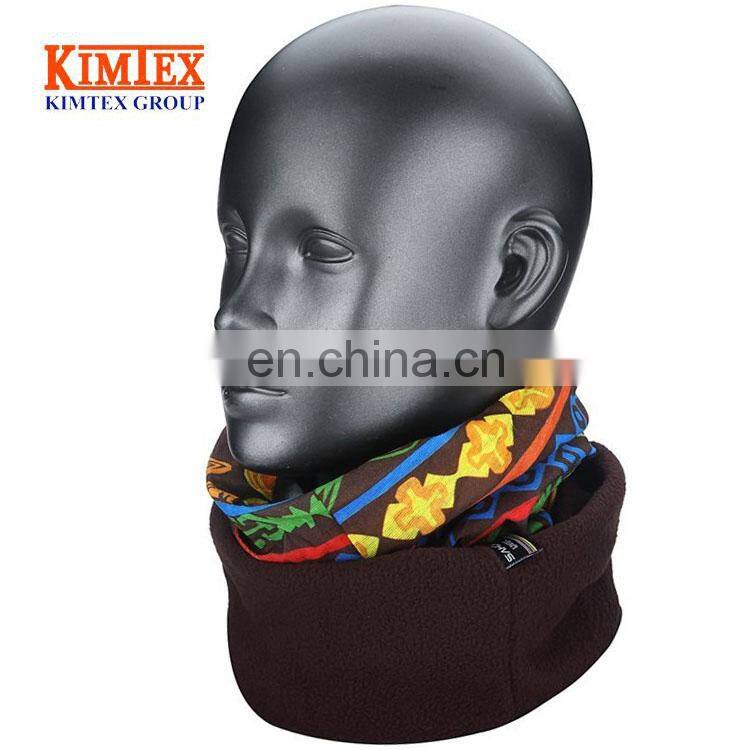 Custom seamless tube Scarf Beanie Neck Warmer Hat Face Mask Bandana