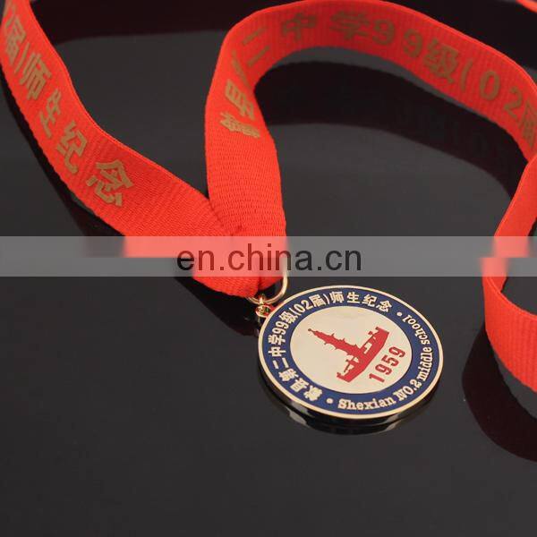 Custom middle school teachers and students souvenir medal
