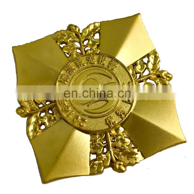 star shaped metal security badges fake badges