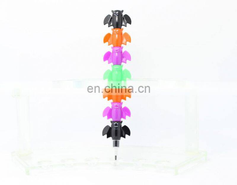 stacking crayon mult-color non-sharpen crayon bat shaped