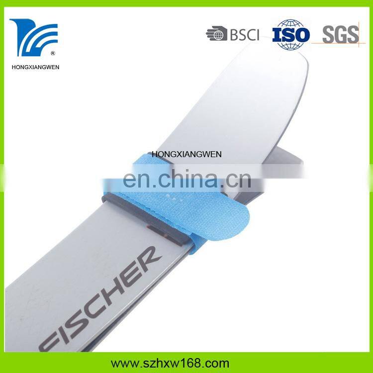 custom logo and color EVA alpine  hook loop  ski strap