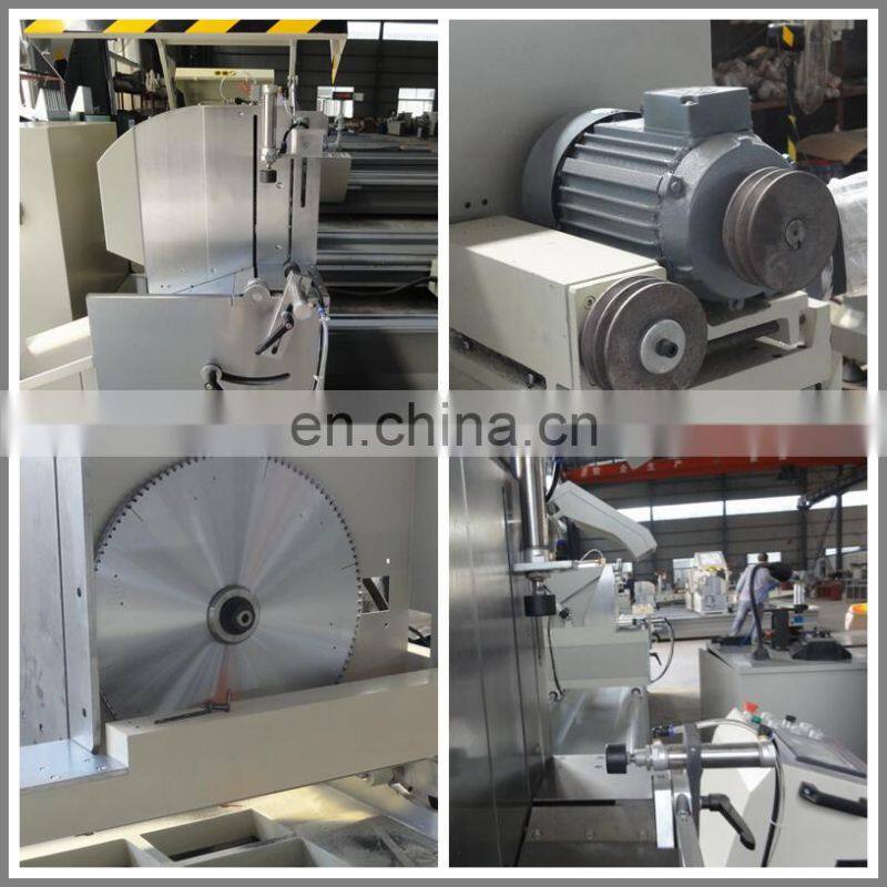 Factory processing 1800kg domestic aluminum profile CNC double head precision cutting saw equipment