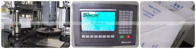 CNC Automatic 3 Tools PVC Window Corner Processing Machine