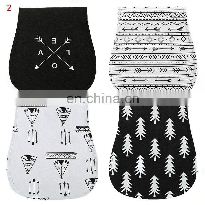 Organic Cotton Bamboo Flannel Muslin Bib Baby Burp Cloth for babies