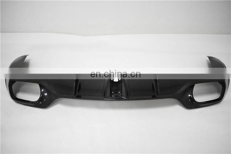 GT GTS carbon finber front lip bumper vent side skirt diffuser rear wing for GT GTS to B style