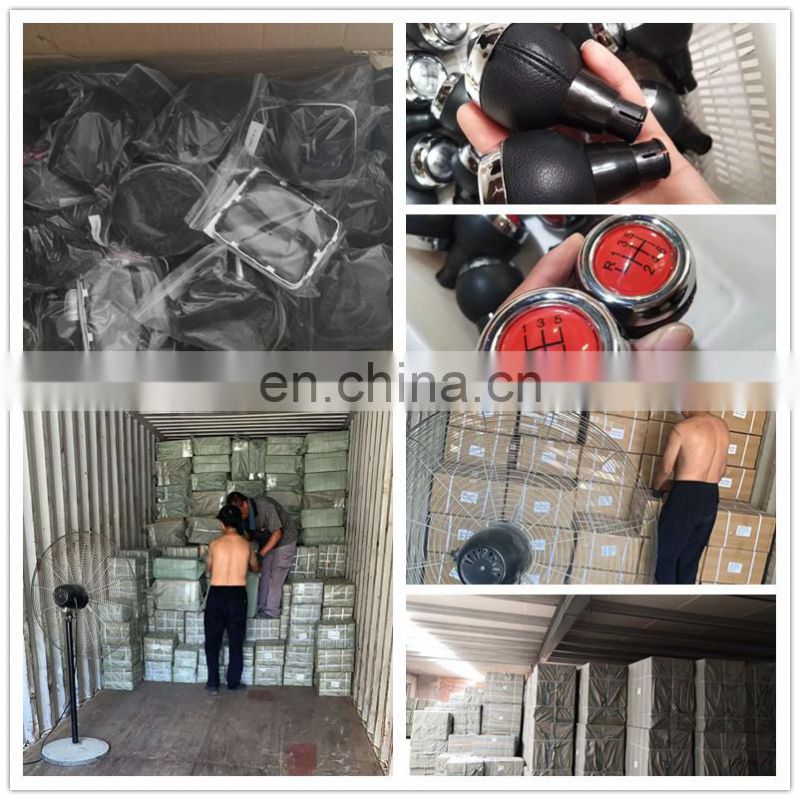 factory directly sale for auto parts gear shift knob with black leather covers car gear shift cover 6SPEED for BENZ