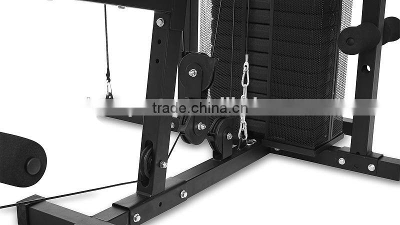 100kg MULTI STATION HOME GYM HG480 EXERCISE EQUIPMENT with BOXING PUNCHING BAG DUMBBELLS