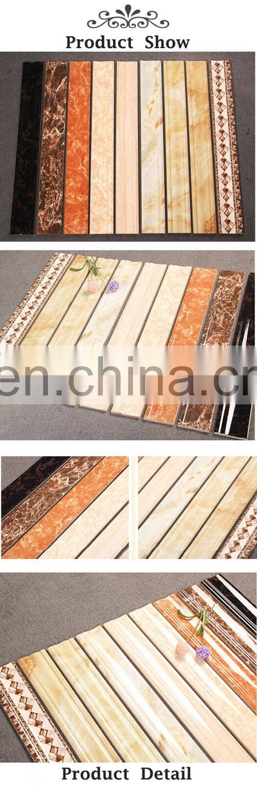 New Design Interior ceramic wall tile customized size  skirting Tile