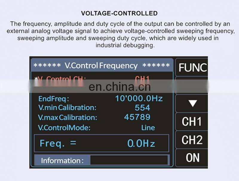 JUNTEK PSG9080 Programmable Arbitrary Generator 1nHz-80MHz Function Generator Pulse Generator