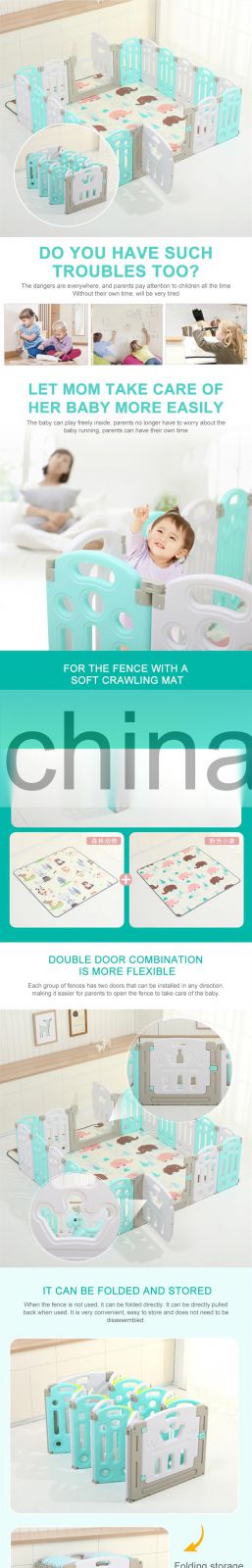 Top Quality kids garden Indoor Small Plastic Kids Slide baby Plastic fence