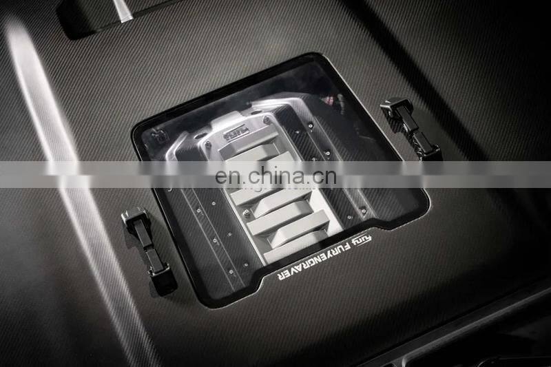 Furengraver carbon fiber hood for Jeep wrnagler JL 2018+ offroad hood parts