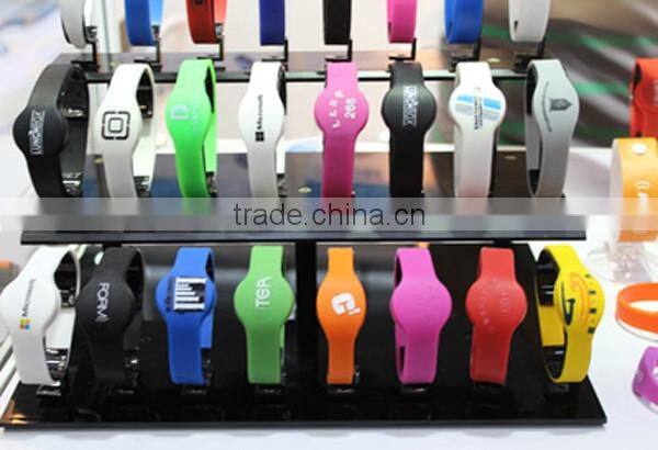 Bulk cheap rainbow silicone rfid band rfid silicone wristbands printing