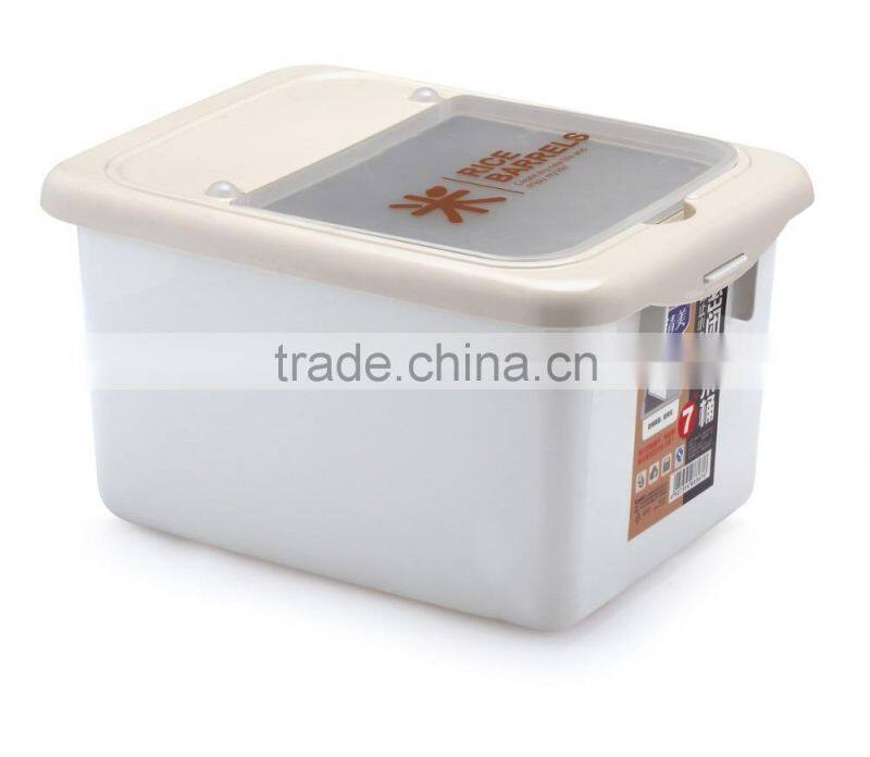 Japanese Style Plastic Rice Storage Container Hold 10kgs Rice