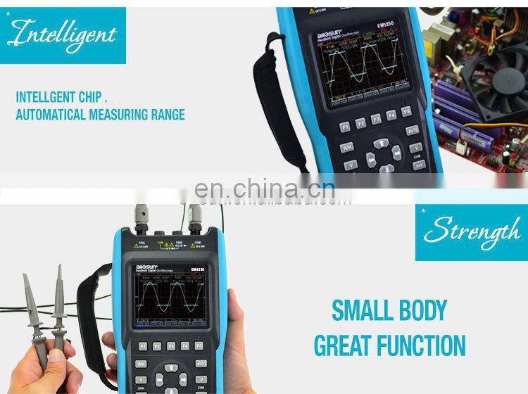 All-sun EM1230 Handheld Digital Storage Oscilloscope 25MHz 100M Sa/s Scope Meter with LED backlight stock in US