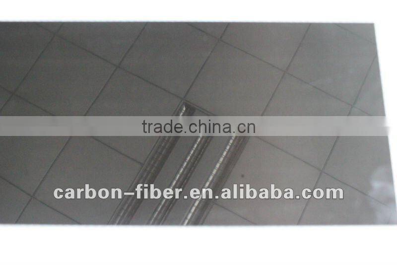 carbon fiber Uni laminated plate with glossy finished