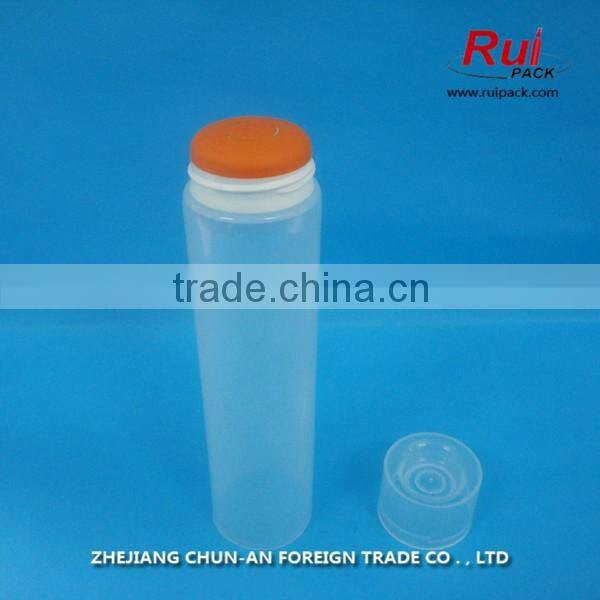 Empty cosmetic tube packaging for cream,printing tube with point mouth cap,plastic tube for cleaning