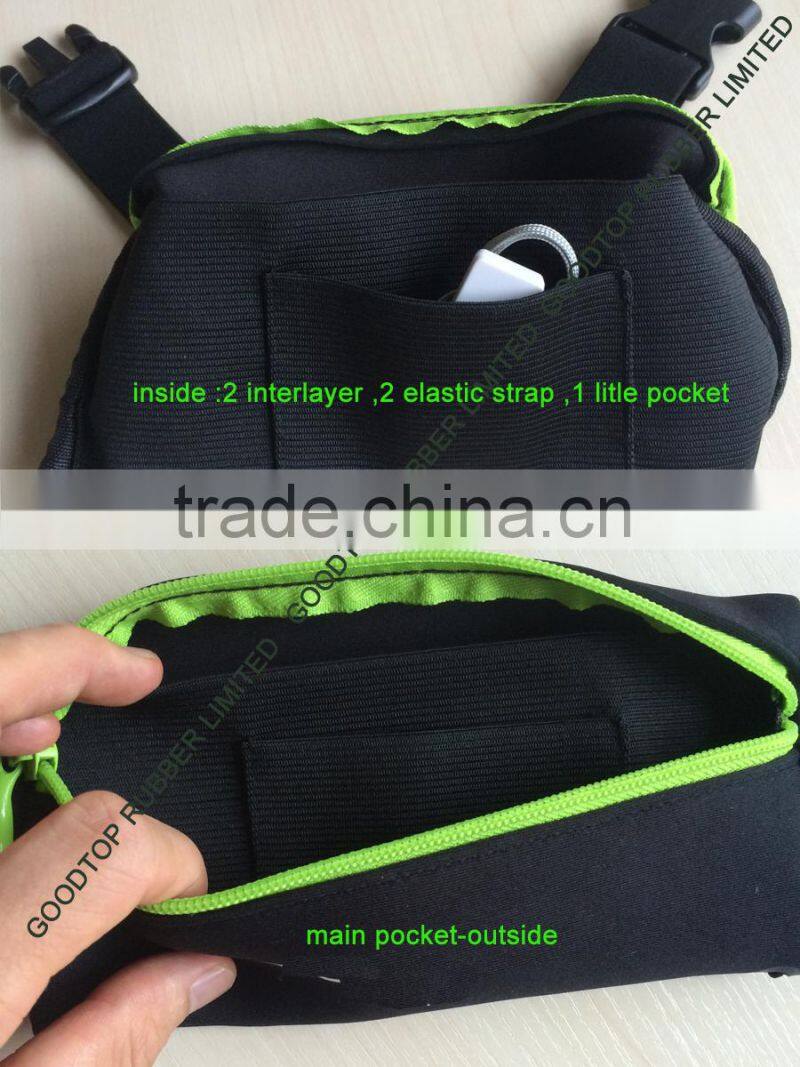 Colorful neoprene waist running belt