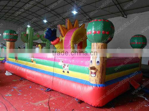 small bouncer Lion Paradise 6x4m inflatable funcity